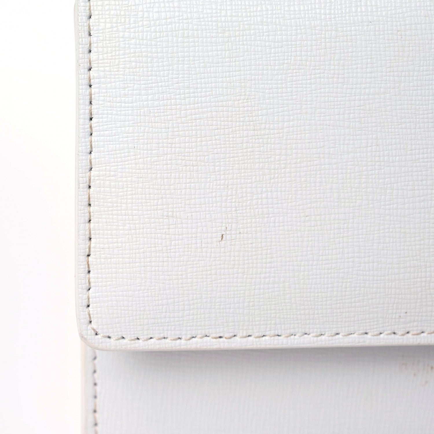 Off-White Saffiano Jitney 1.4 Top Handle Bag White 19 of 21