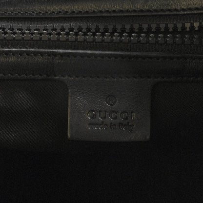 Gucci Mesh Web Hollywood Embroidered Double Buckle Backpack Black Multicolor 6 of 12