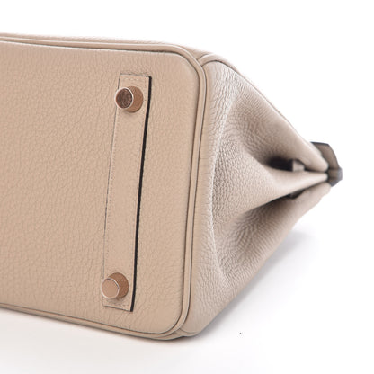 Hermes Togo Birkin 25 Gris Tourterelle 37 of 38