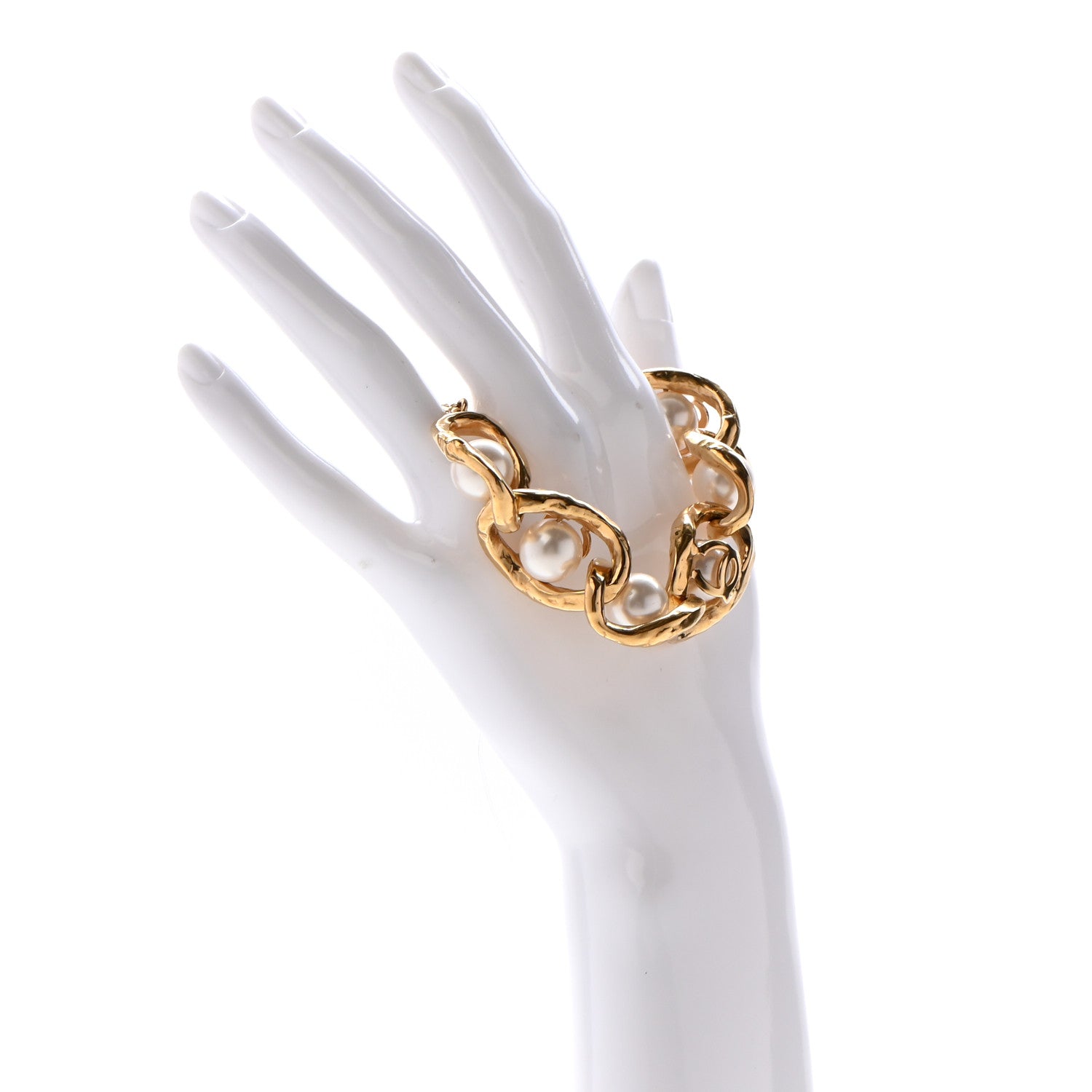 Chanel Pearl CC Bracelet Gold 2 of 5