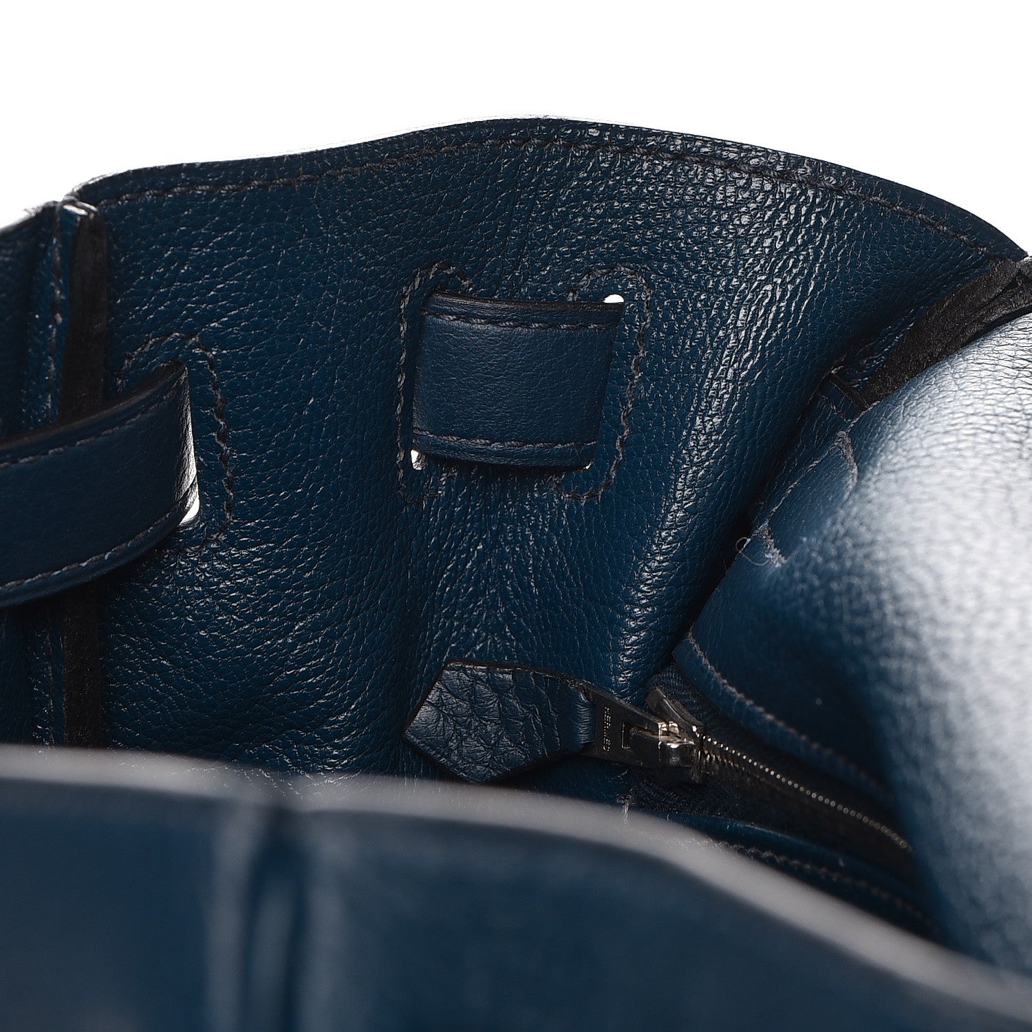 Hermes Taurillon Clemence Kelly Retourne 32 Bleu De Prusse 10 of 32
