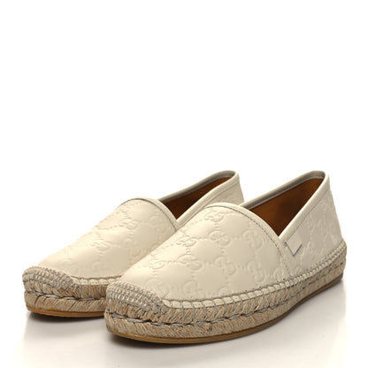 Gucci Guccissima Signature Espadrilles 37 Mystic White 3 of 9