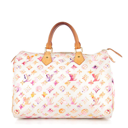 Louis Vuitton Watercolor Aquarelle Speedy 35 White 1 of 10