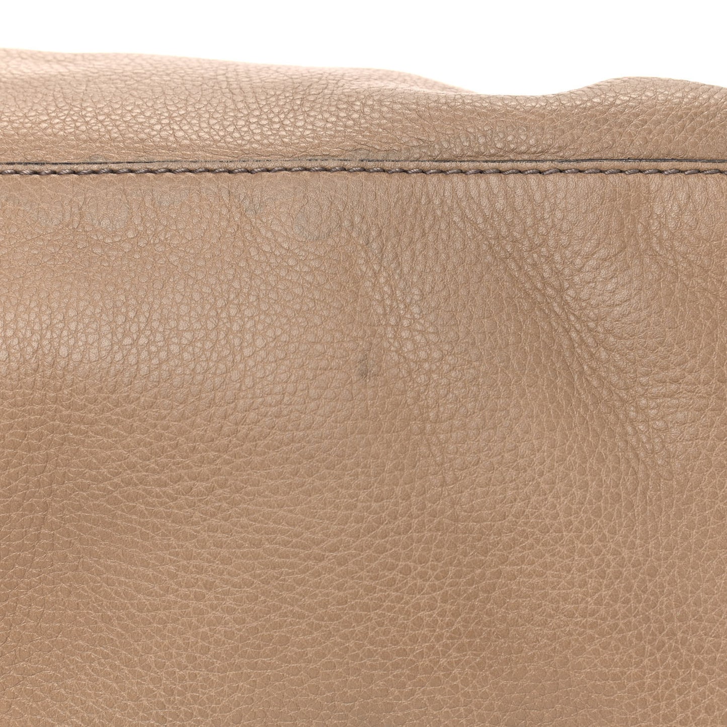 Pebbled Calfskin Large Soho Chain Shoulder Bag Nude