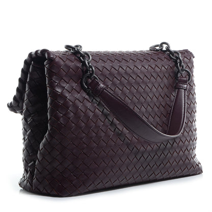 Bottega Veneta Nappa Intrecciato Olimpia Bag Aubergine 3 of 8