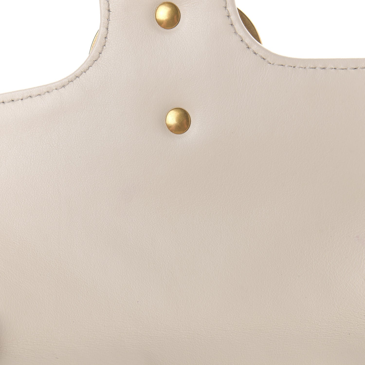 Gucci Calfskin Matelasse Mini GG Marmont Shoulder Bag White 12 of 12