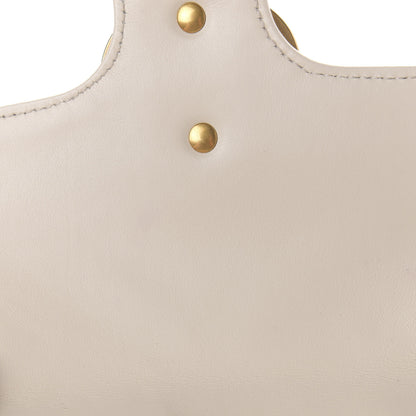 Gucci Calfskin Matelasse Mini GG Marmont Shoulder Bag White 12 of 12