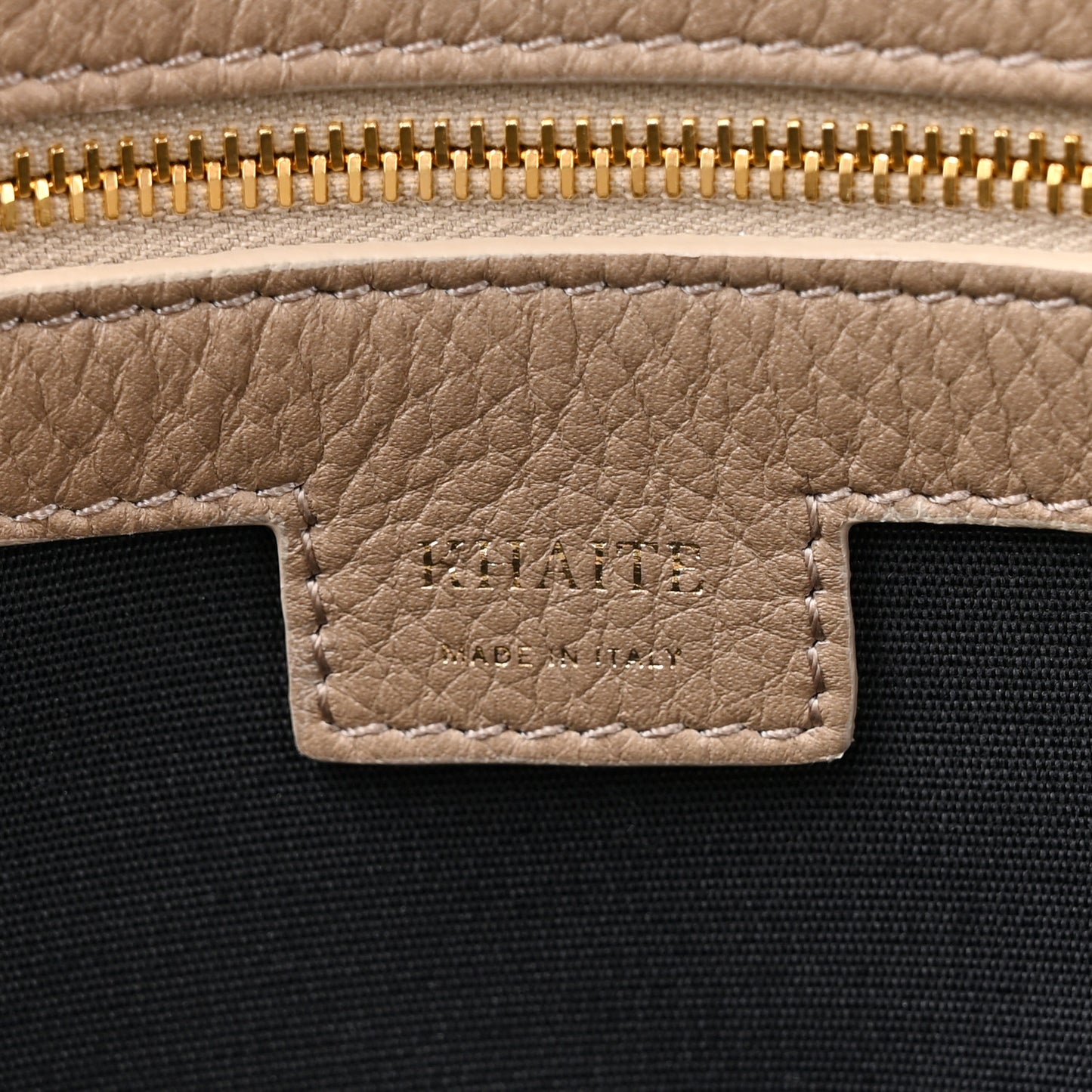 Pebbled Calfskin Medium Amelia Tote Taupe