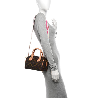 Louis Vuitton Monogram Speedy Bandouliere 20 Fuchsia 2 of 10