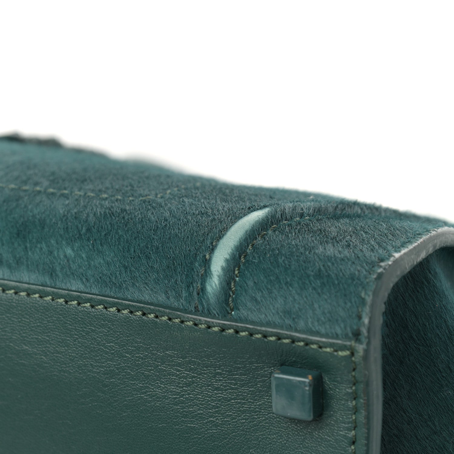 Celine Pony Hair Medium Phantom Luggage Jade 9 of 14
