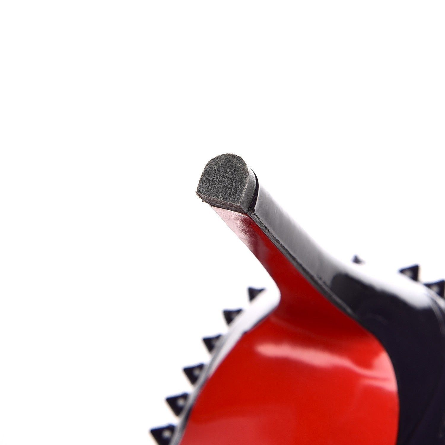 Christian Louboutin Patent Pigalle Spikes 100 Pumps 37.5 Iris 7 of 9