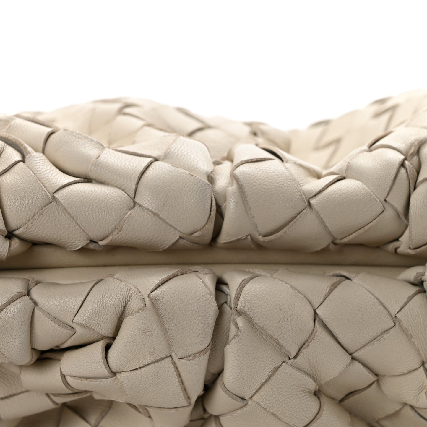 Nappa Maxi Intrecciato The Pouch Oversized Clutch Plaster