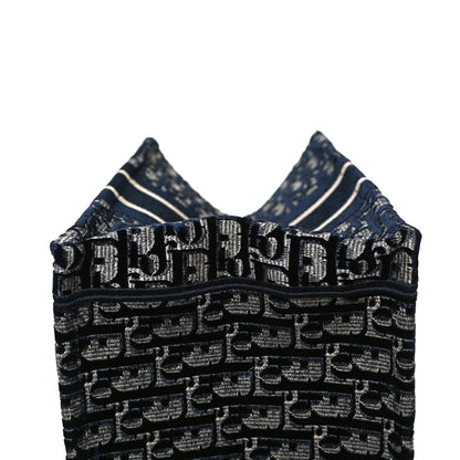 Christian Dior Oblique Velvet Medium Book Tote Blue Multicolor 11 of 11