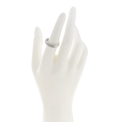 David Yurman Sterling Silver Diamond 5mm Crossover Ring 52 6 2 of 6