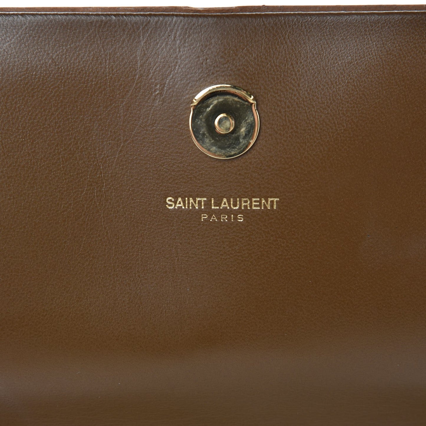 Suede Small Classic Monogram Kate Tassel Satchel Light Ochre