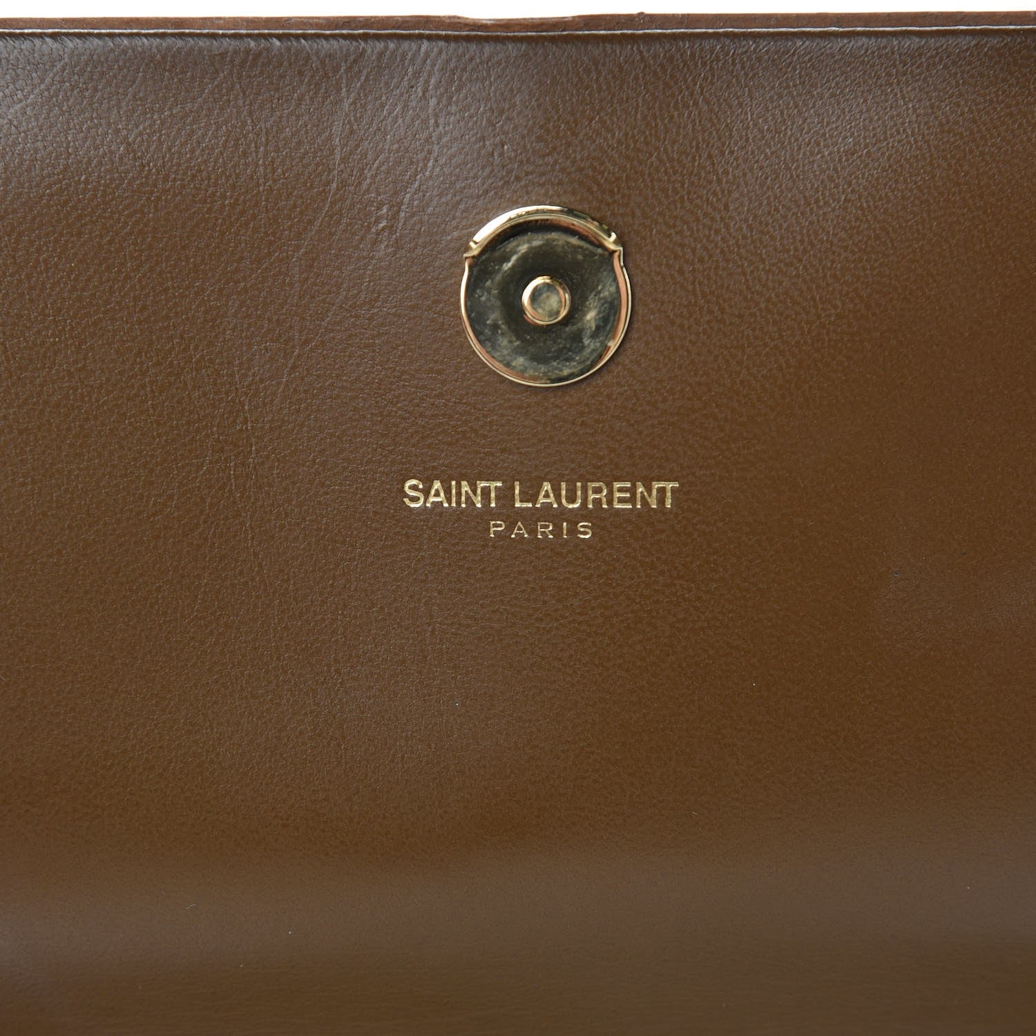 Saint Laurent Suede Small Classic Monogram Kate Tassel Satchel Light Ochre 6 of 8