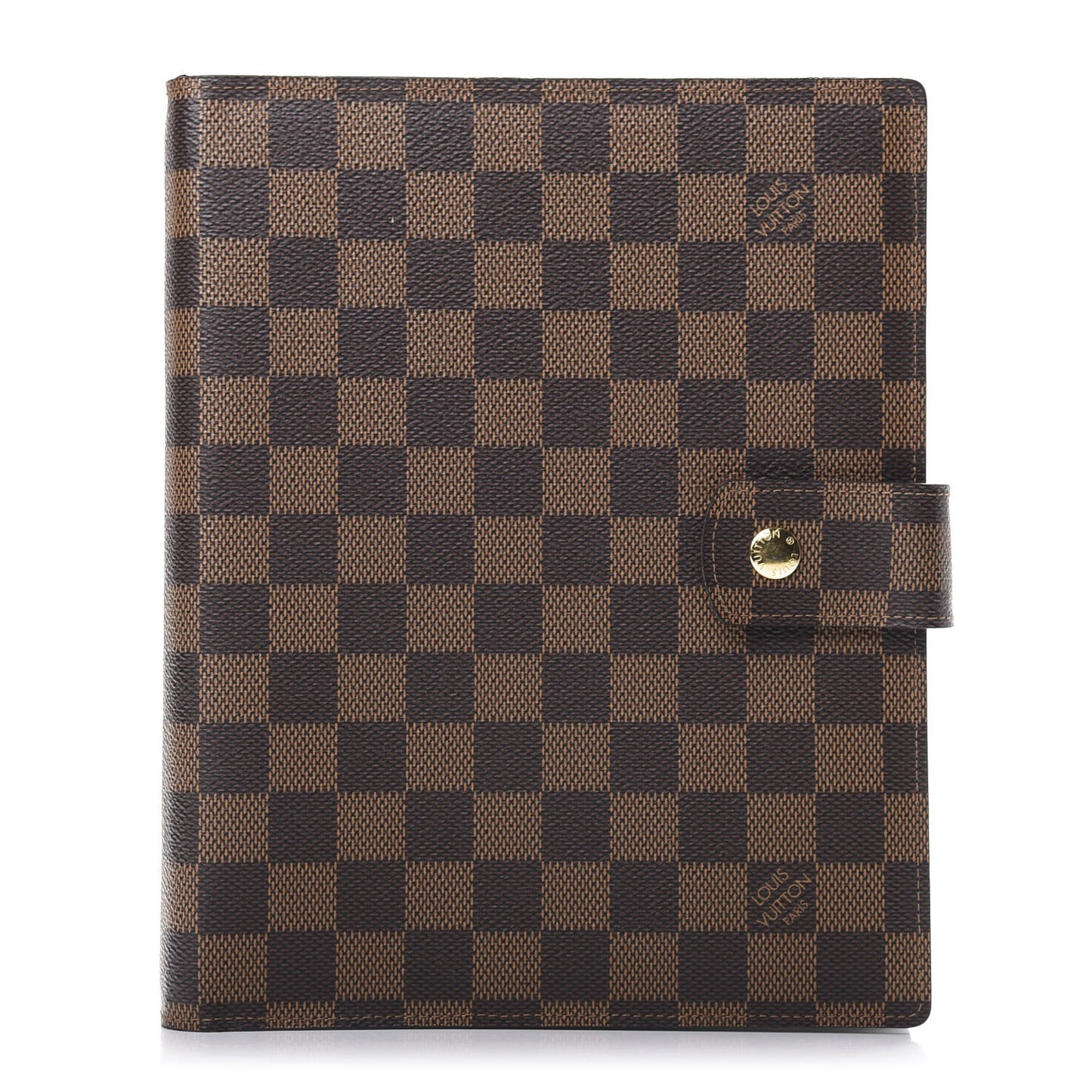 Damier Ebene Large Ring Agenda Cover