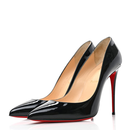 Christian Louboutin Patent Pigalle Follies 100 Pumps 40 Black 3 of 8