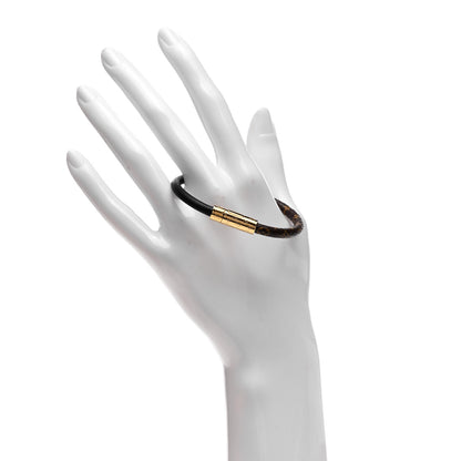 Louis Vuitton Monogram Daily Confidential Bracelet 17 Black 2 of 5