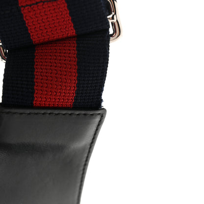 Gucci GG Supreme Monogram Web Belt Bag Black Grey 12 of 12