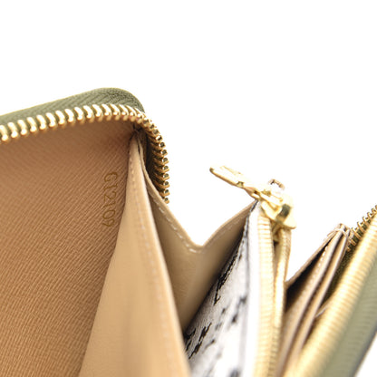 Louis Vuitton Monogram Giant Zippy Wallet Kaki White 7 of 8