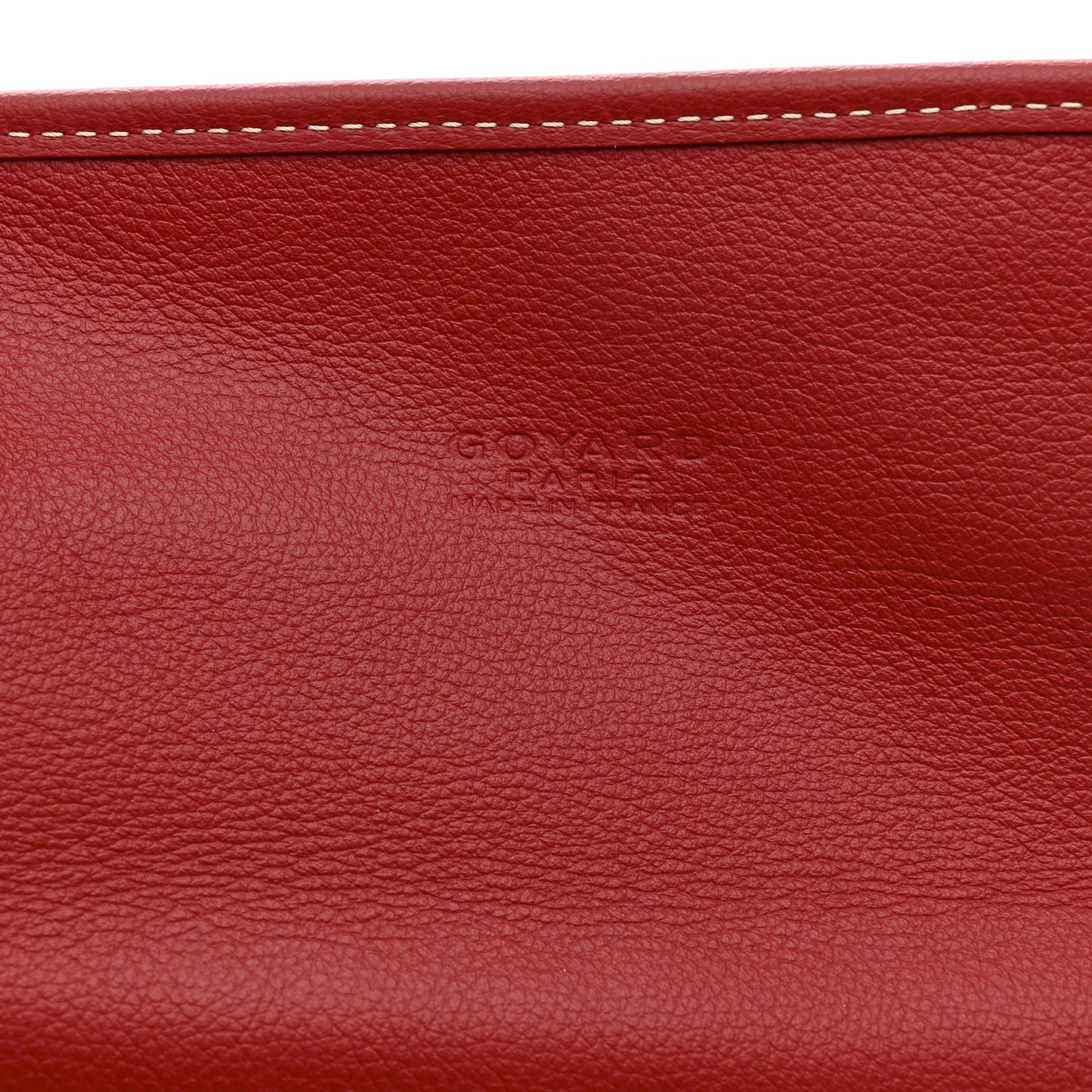 Goyardine Saint Leger Soft Briefcase Backpack Red