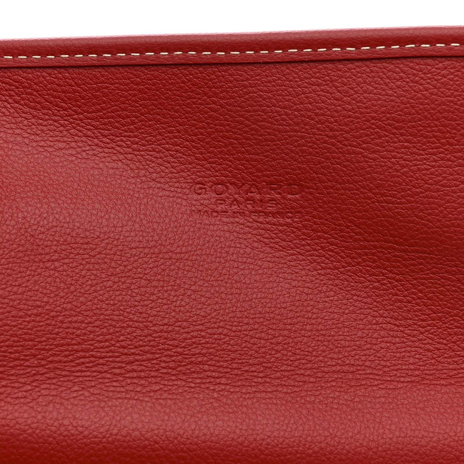 Goyard Goyardine Saint Leger Soft Briefcase Backpack Red 6 of 10