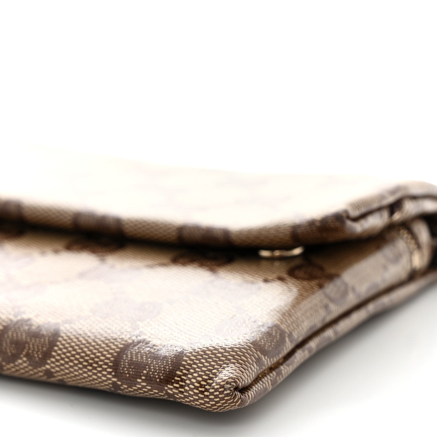 Gucci Crystal Monogram Wallet On Chain Beige Dark Brown 11 of 11