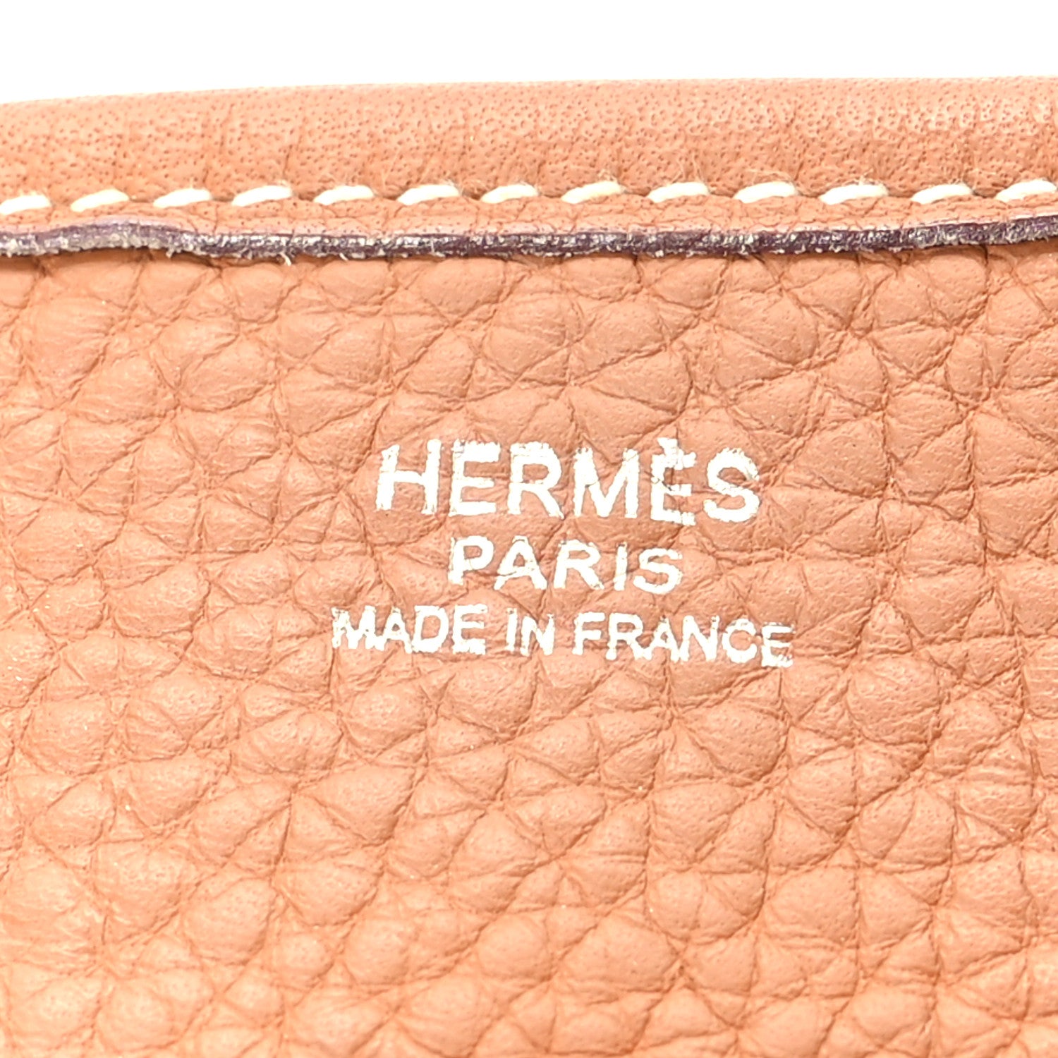 Hermes Taurillon Clemence Evelyne PM Gold 6 of 10