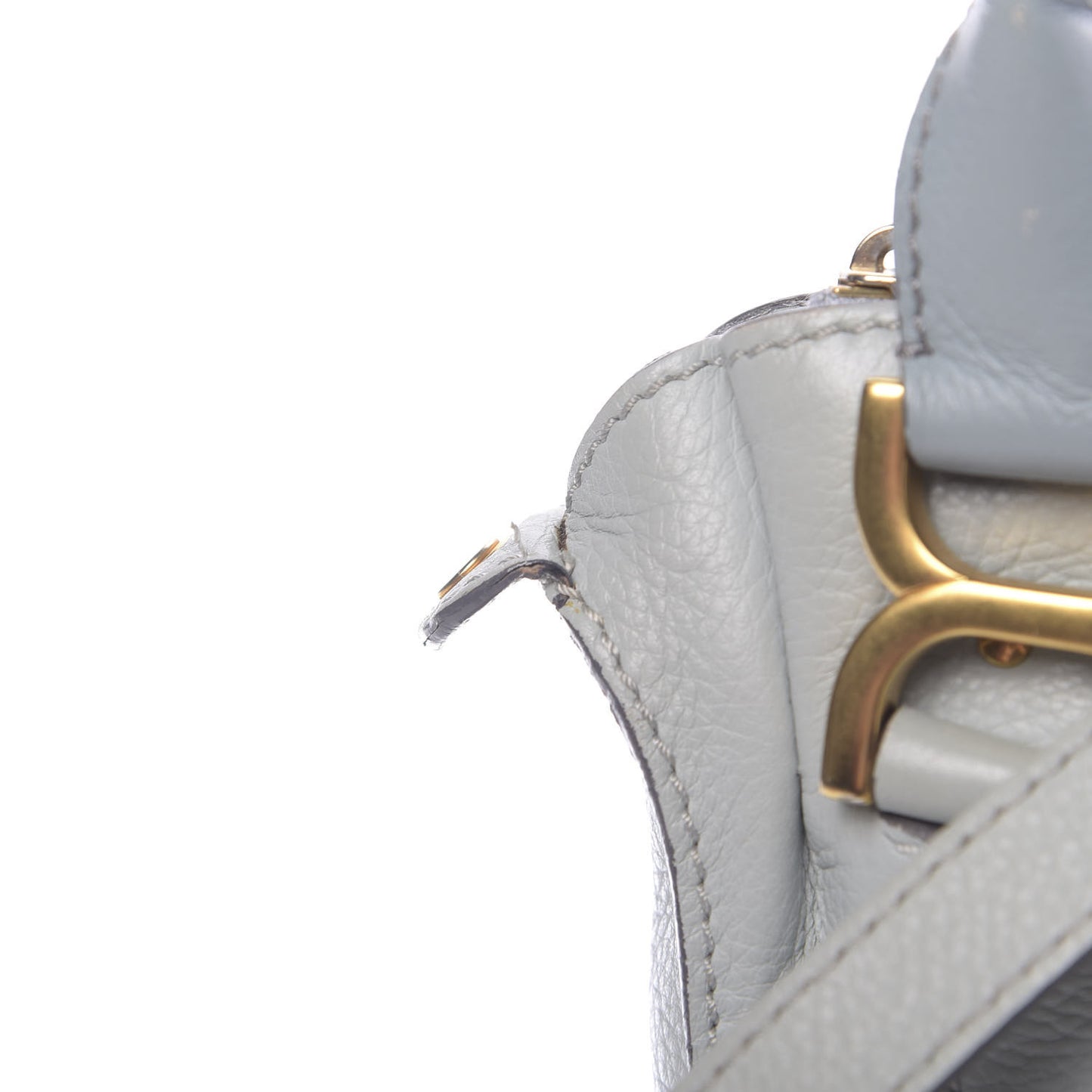 Calfskin Medium Marcie Satchel Cloudy Blue