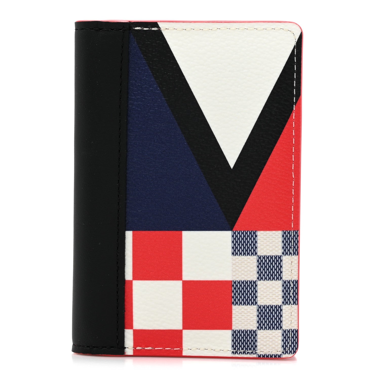 Louis Vuitton Damier Flags Pocket Organizer Red Blue 1 of 6