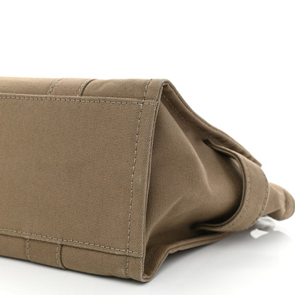 Marc Jacobs Cotton Canvas Medium The Traveler Tote Bag Slate Green 9 of 10