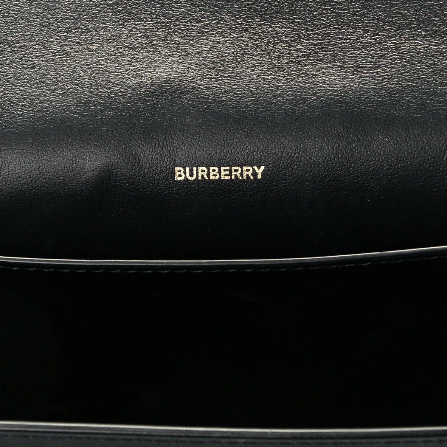Burberry Calfskin Mini Vintage Check Note Bag Black 5 of 14