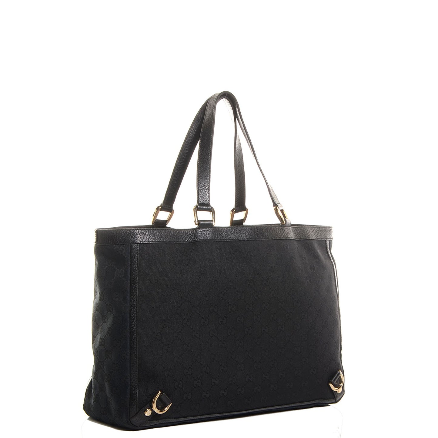 Monogram Large Abbey Tote Black