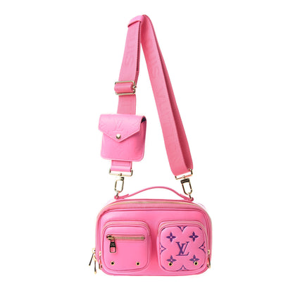 Louis Vuitton Calfskin Embossed Monogram Vuittamins Utility Crossbody Rose Violet 1 of 10