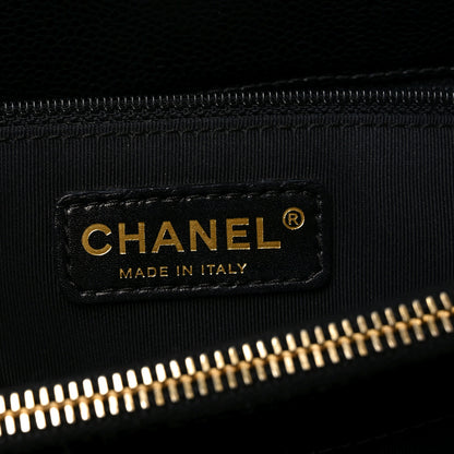 Chanel Caviar Quilted Grand Shopping Tote GST Black 6 of 10