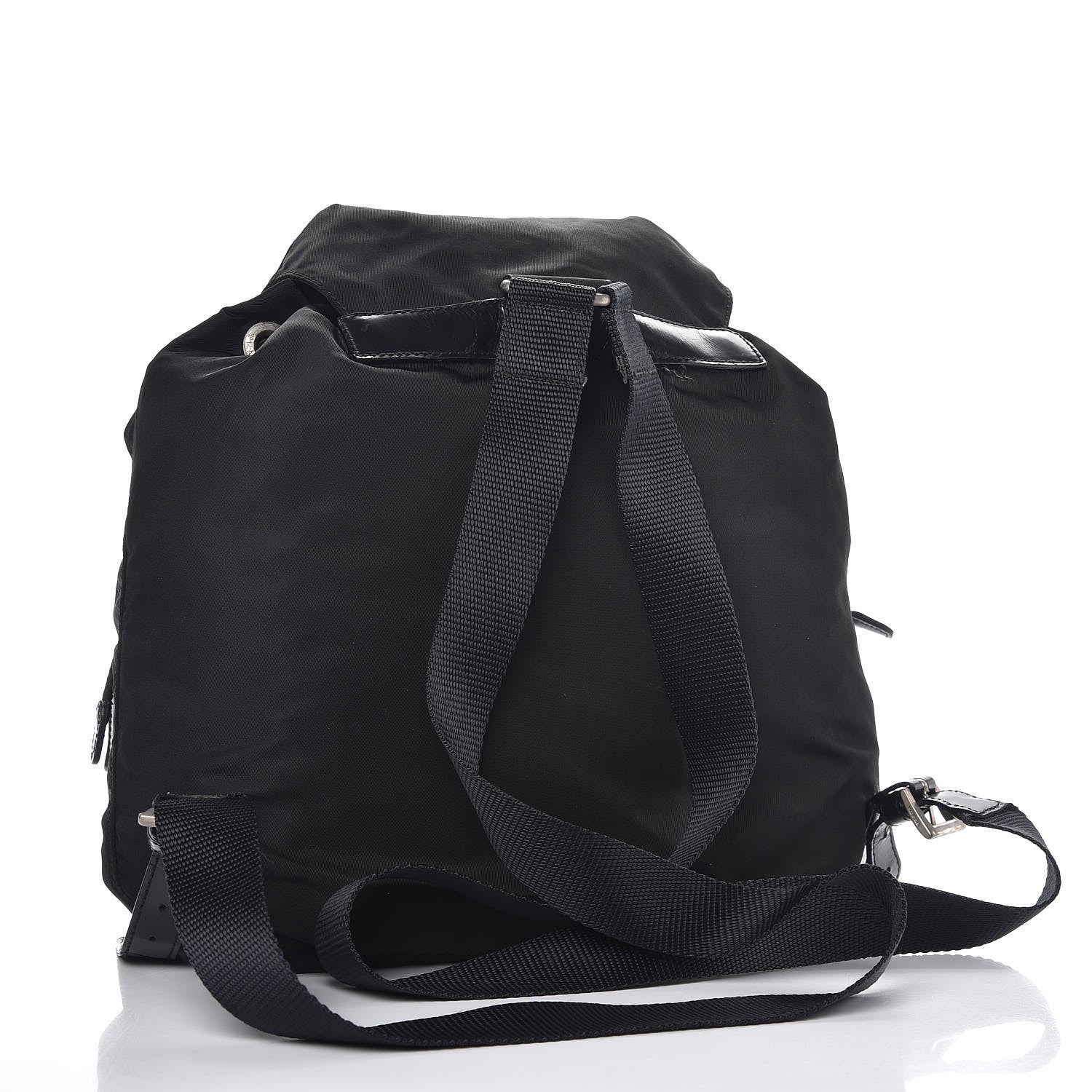 Prada Tessuto Nylon Small Backpack Black 3 of 11