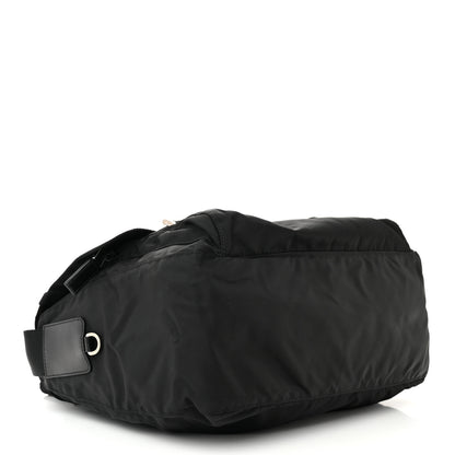 Prada Tessuto Nylon Saffiano Vela Messenger Bag Black 4 of 10