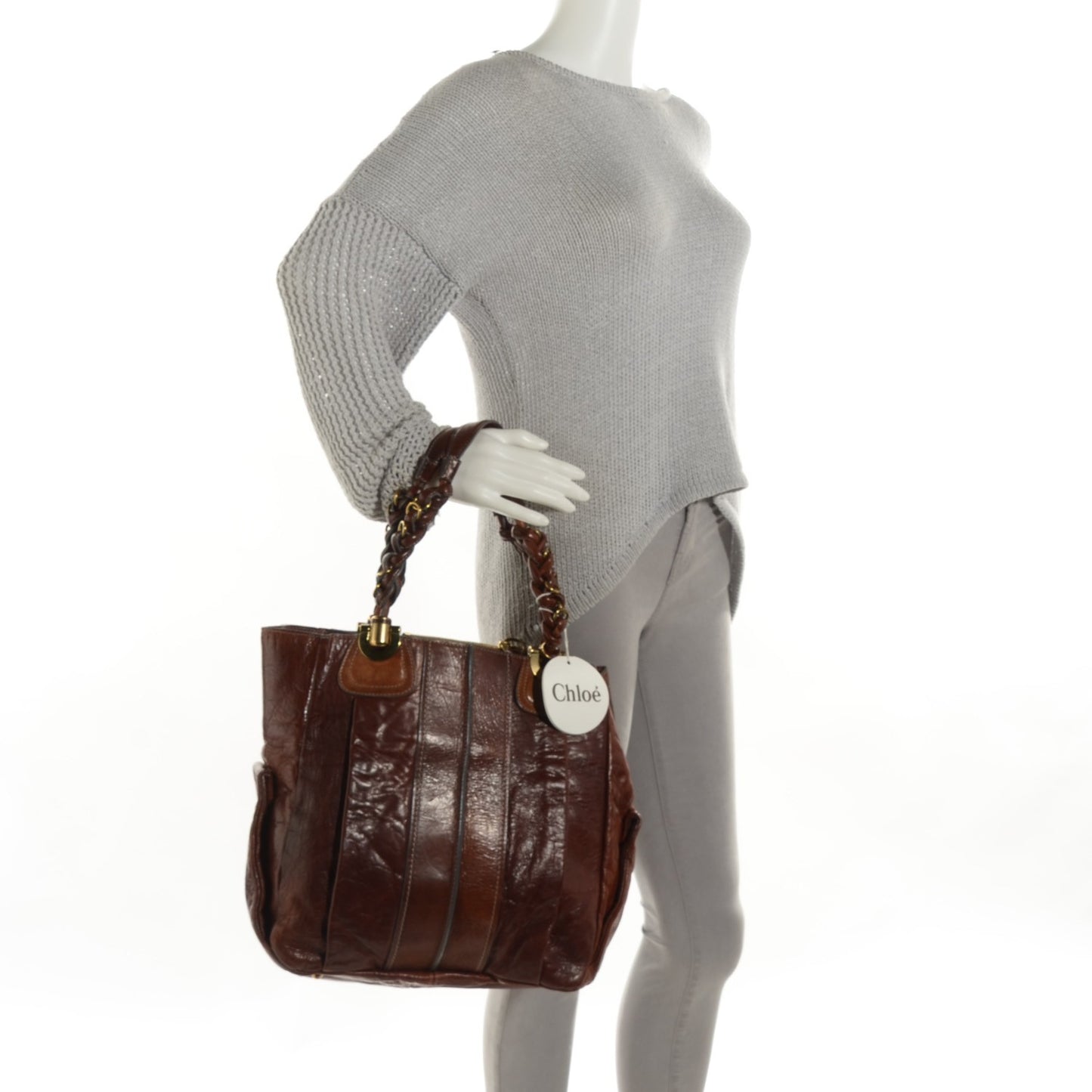 Lambskin Heloise Hobo Moka