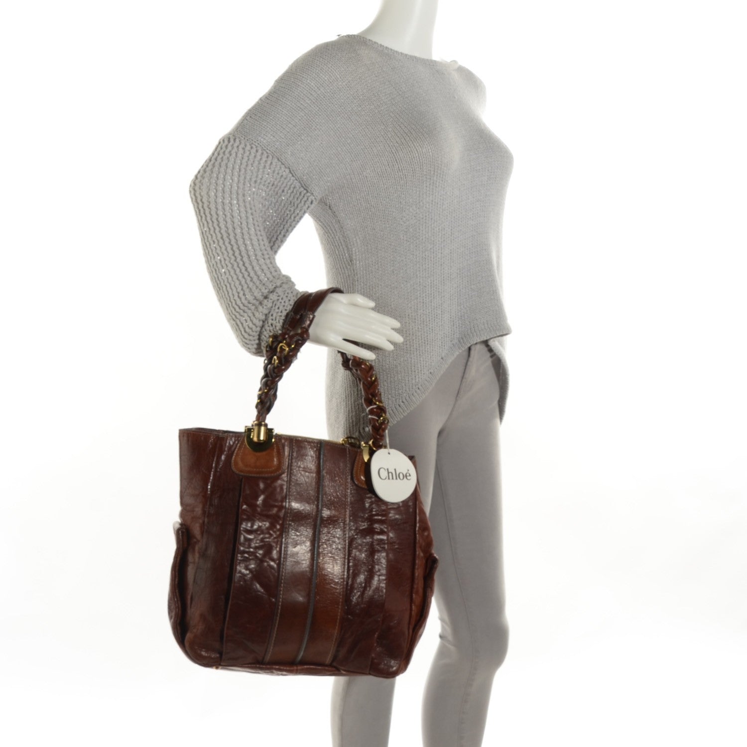 Chloe Lambskin Heloise Hobo Moka 2 of 7