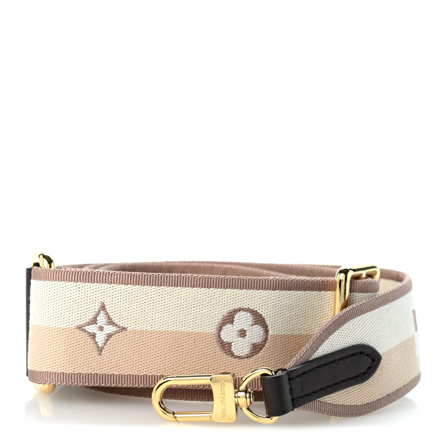 Jacquard Speedy Bandouliere 20 Shoulder Strap Beige Brown