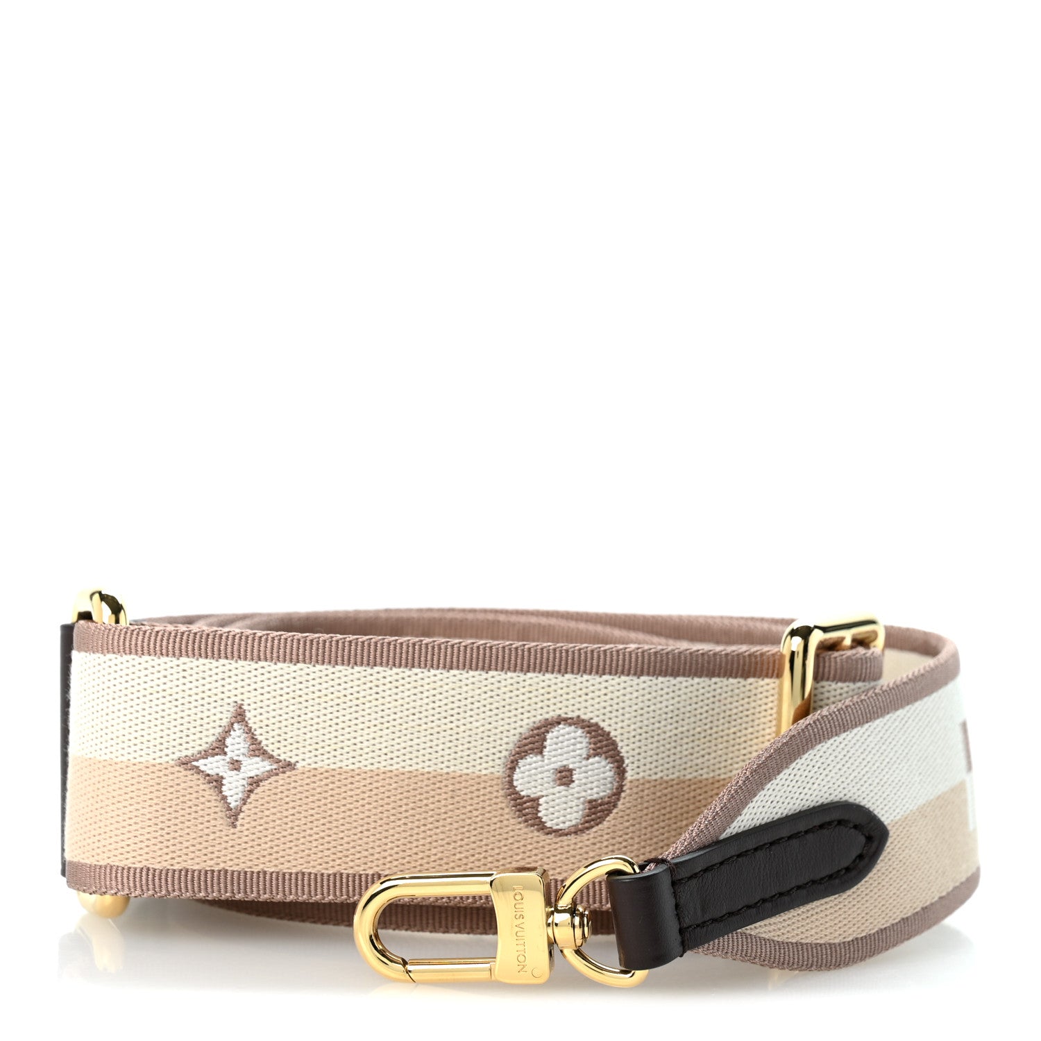 Louis Vuitton Jacquard Speedy Bandouliere 20 Shoulder Strap Beige Brown 1 of 4