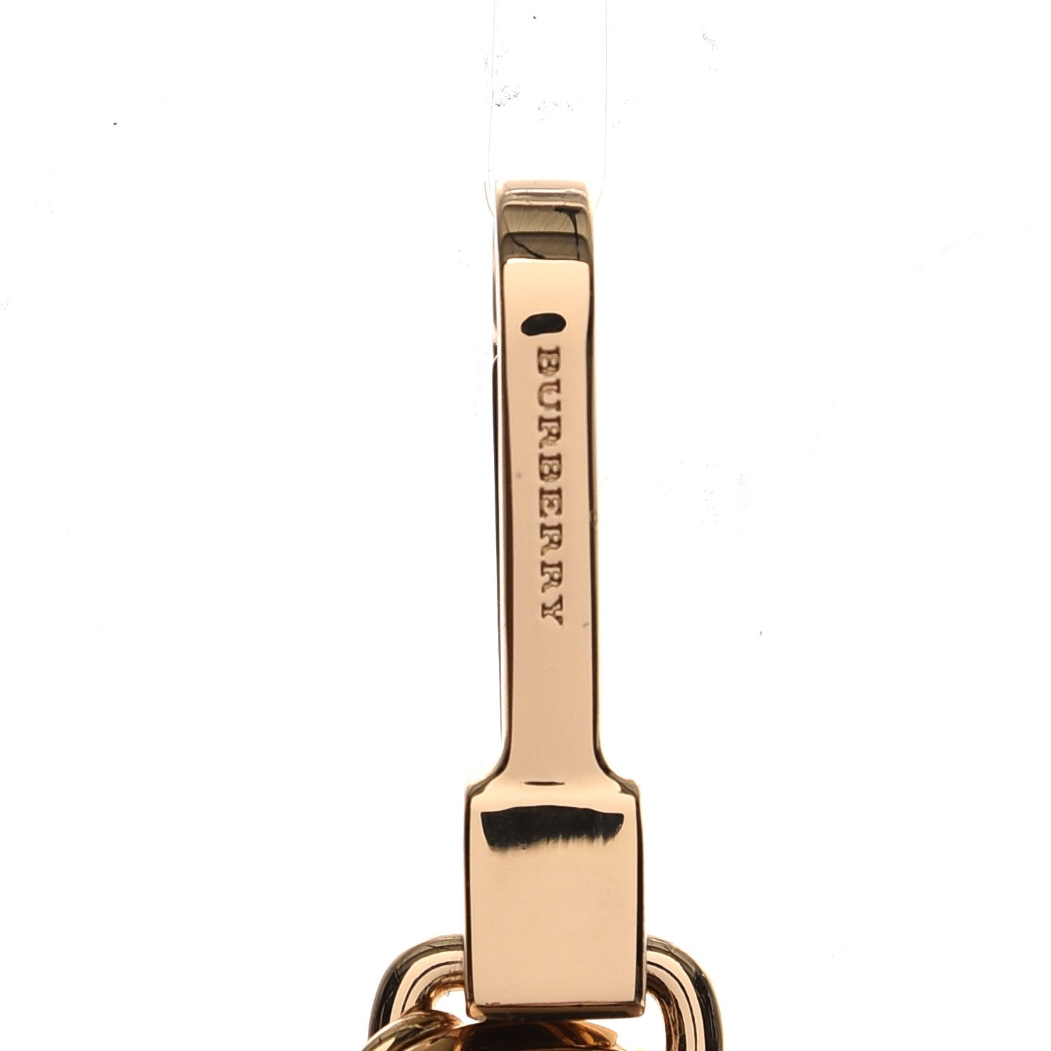 Burberry Cashmere House Check Thomas Bear Bag Charm Camel Gold 3 of 5