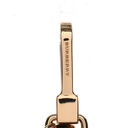 Burberry Cashmere House Check Thomas Bear Bag Charm Camel Gold 3 of 5