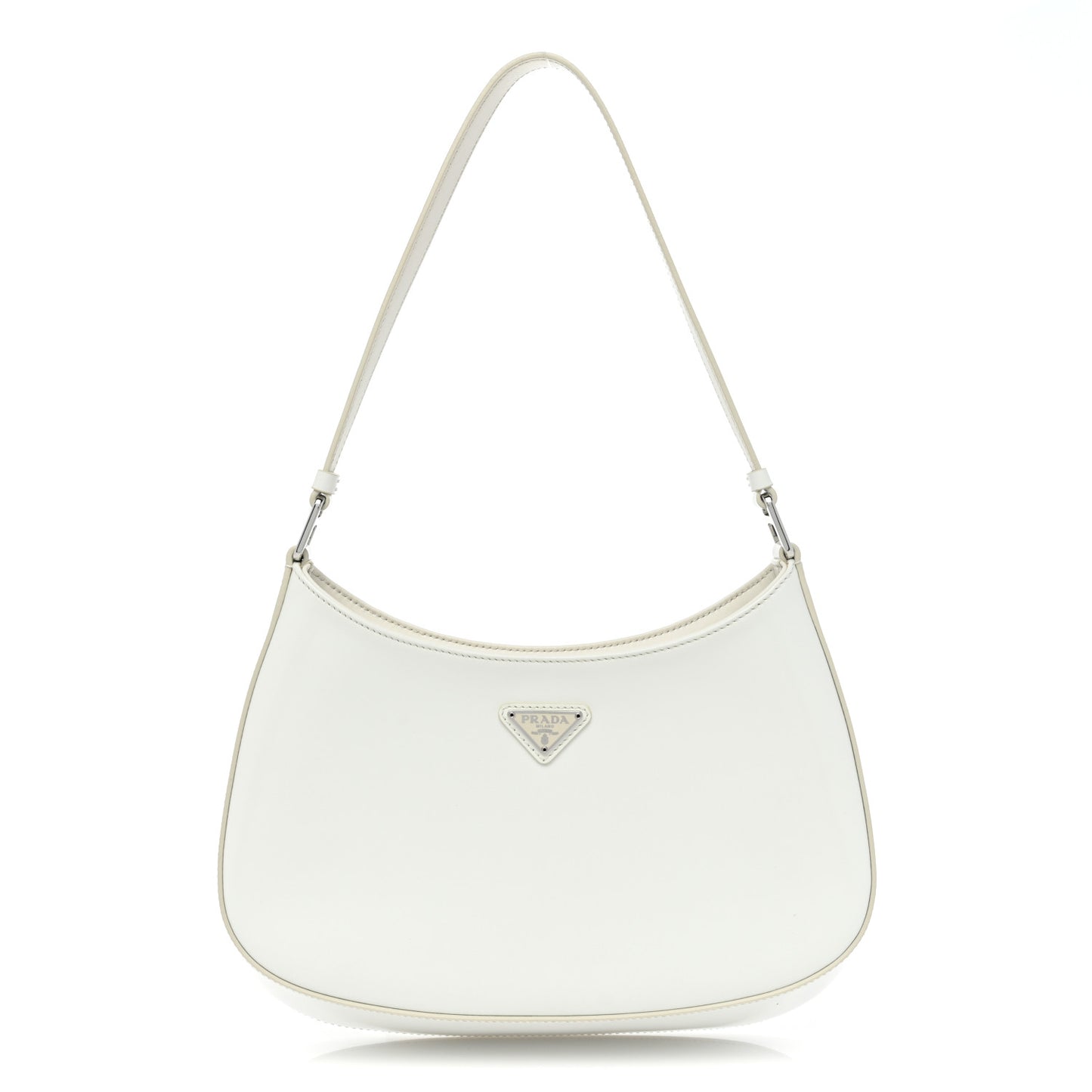 Spazzolato Cleo Shoulder Bag White