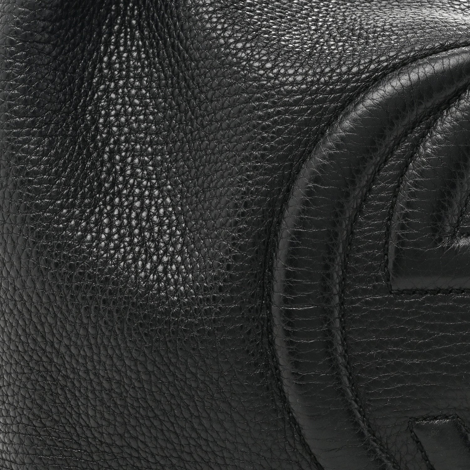 Gucci Pebbled Calfskin Soho Hobo Black 8 of 15