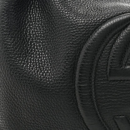 Gucci Pebbled Calfskin Soho Hobo Black 8 of 15