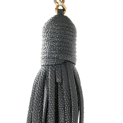 Saint Laurent Grain De Poudre Matelasse Monogram Mini Lou Camera Bag Dark Smog 11 of 11