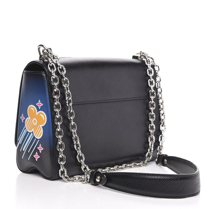 Louis Vuitton Epi Kawai Blossom Twist Shoulder Bag MM Black 3 of 11