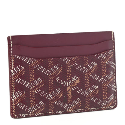 Goyard Goyardine Saint Sulpice Card Holder Bordeaux 3 of 6